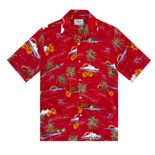 K하와이안-무인도-1 프리미엄 오버핏 하와이안 셔츠 favorite s/s series