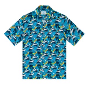 K하와이안-파도 프리미엄 오버핏 하와이안 셔츠 favorite s/s series